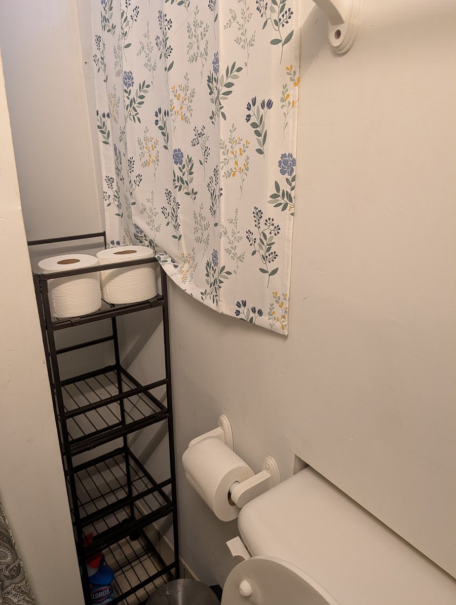 Bathroom storage space