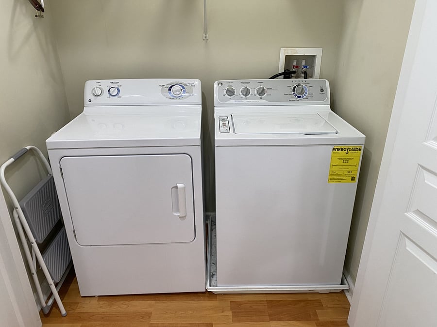 laundry closet off kitchen