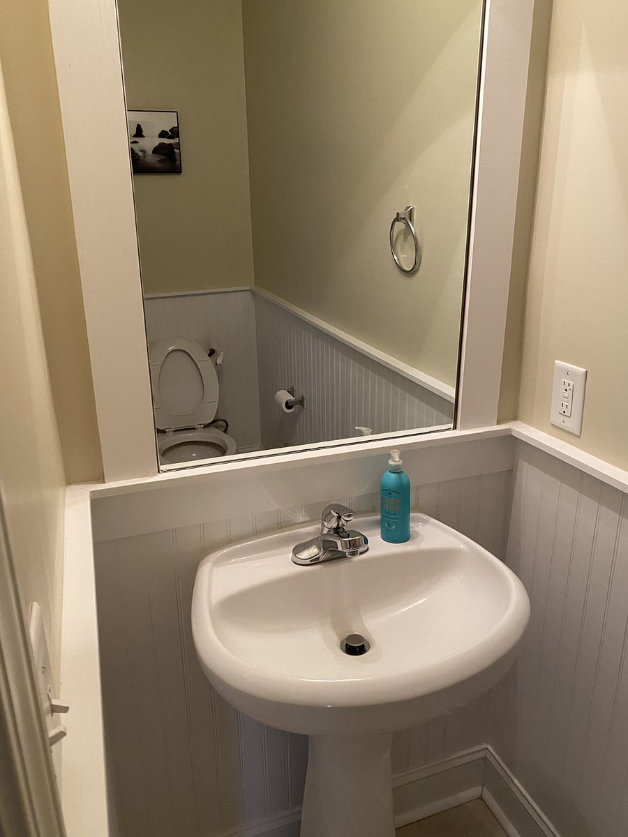 half bath downstairs
