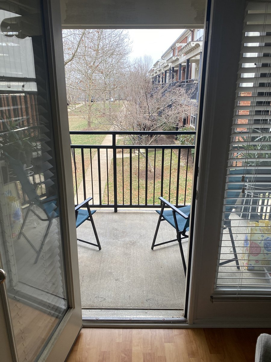 living room to balcony view