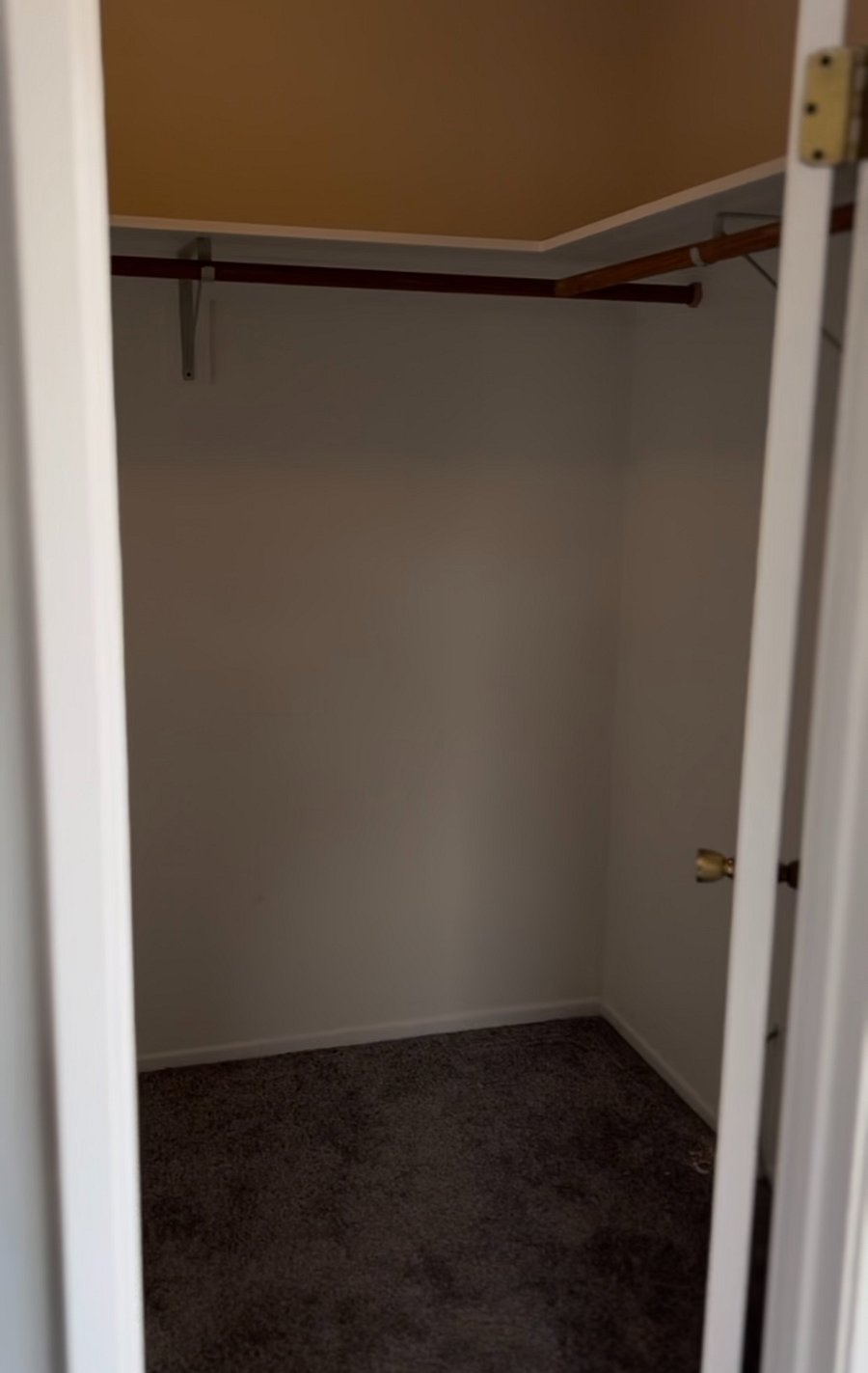 Spacious walk-in closet