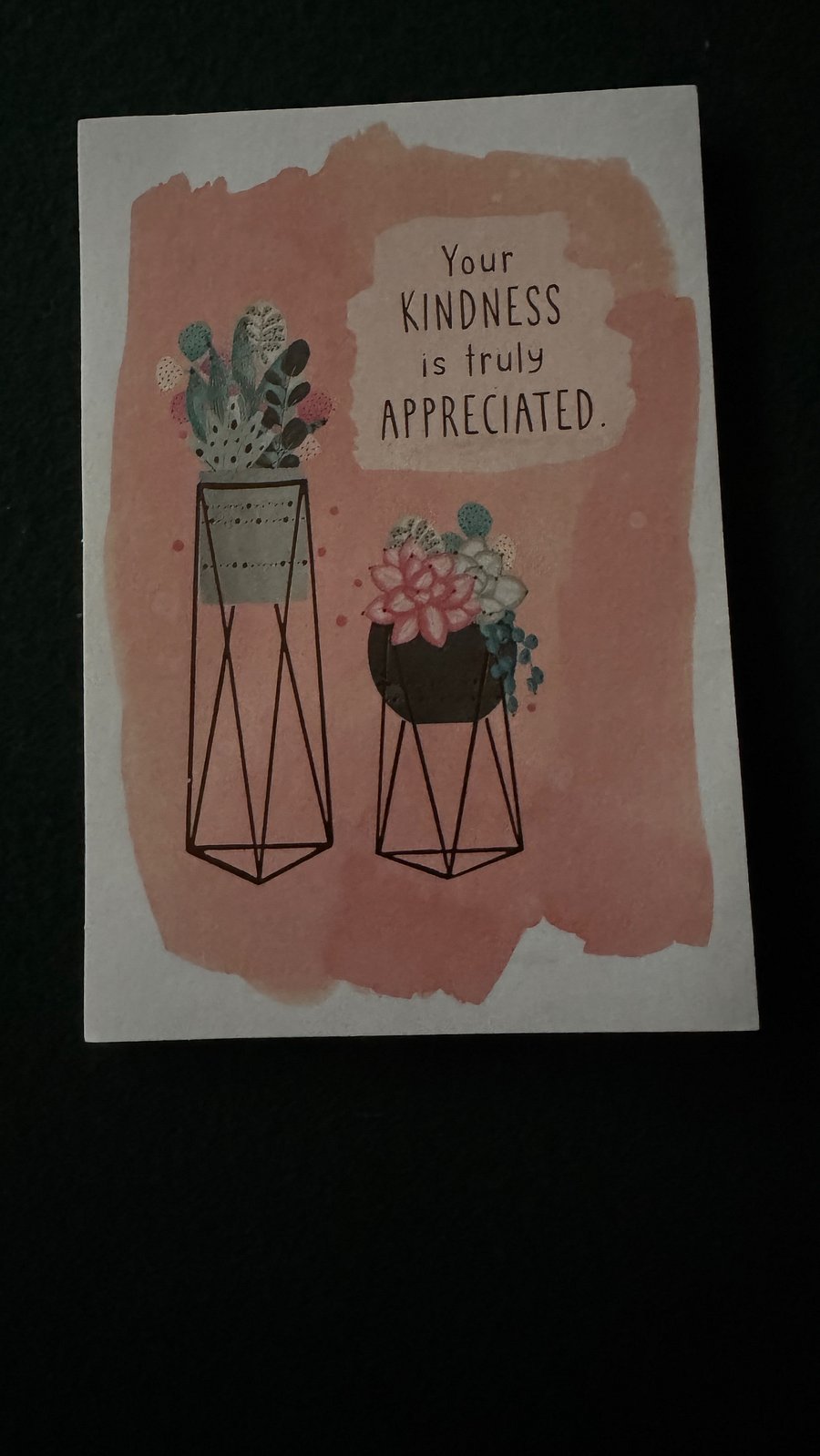 Thank you card from tenant on last day :-)