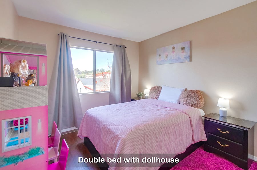 The kids will love the playful atmosphere of Bedroom 4 w/ a cozy double bed