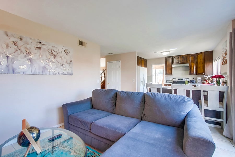 Relax on plush couches and gather for movie nights with friends and family