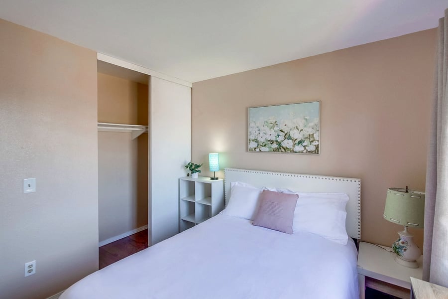 Unpack and make yourself at home, each room comes with its own closet