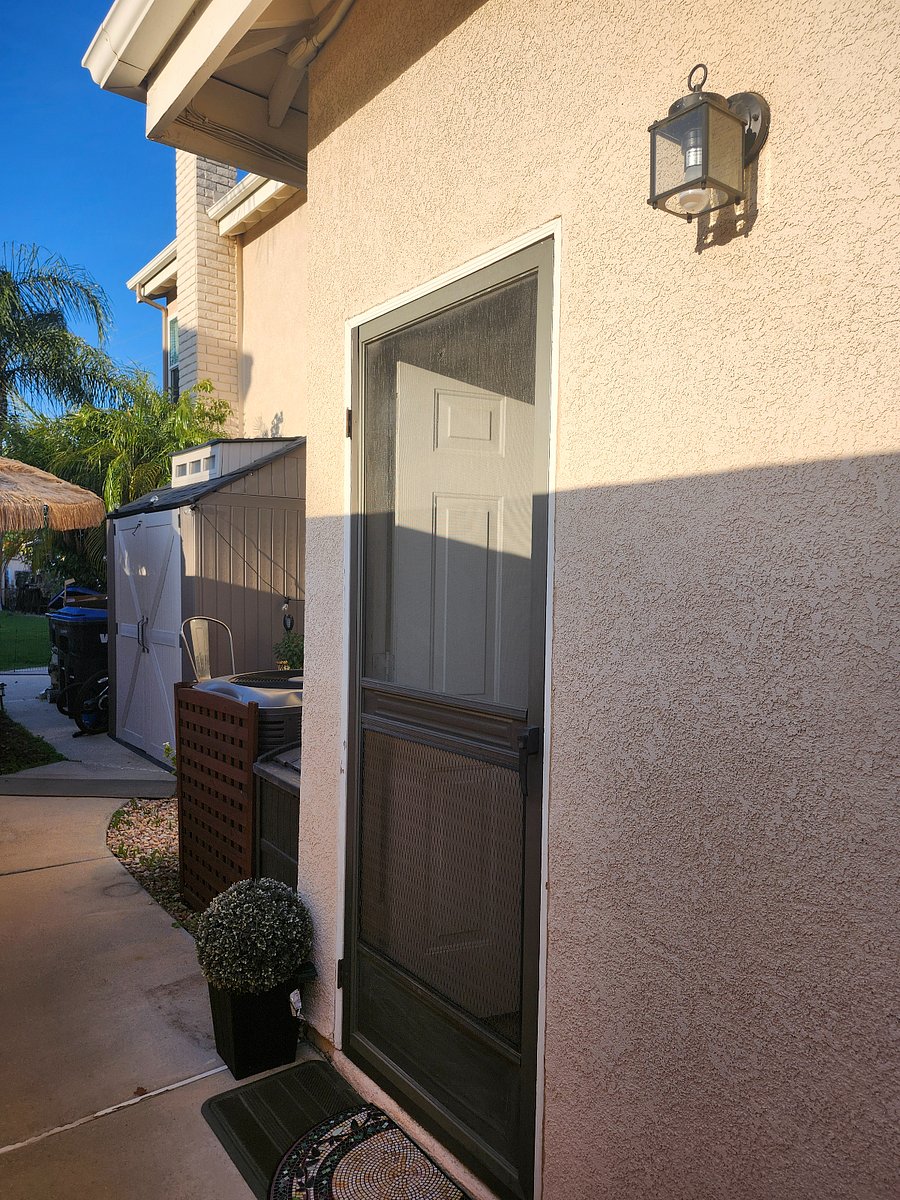 Private side enterance.