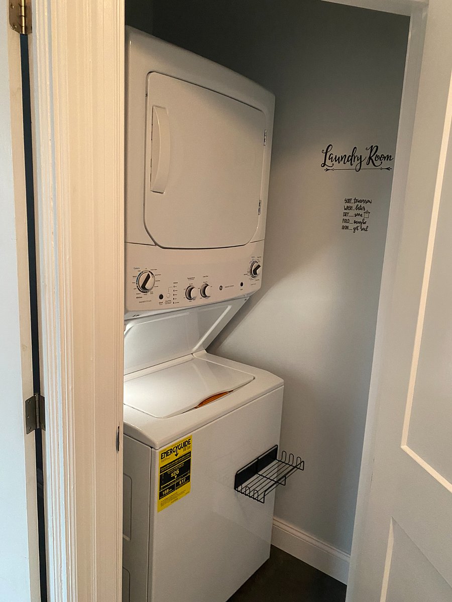 First floor laundry is so convenient!