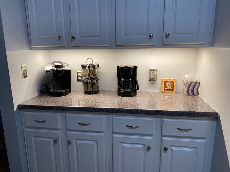 Coffee bar area