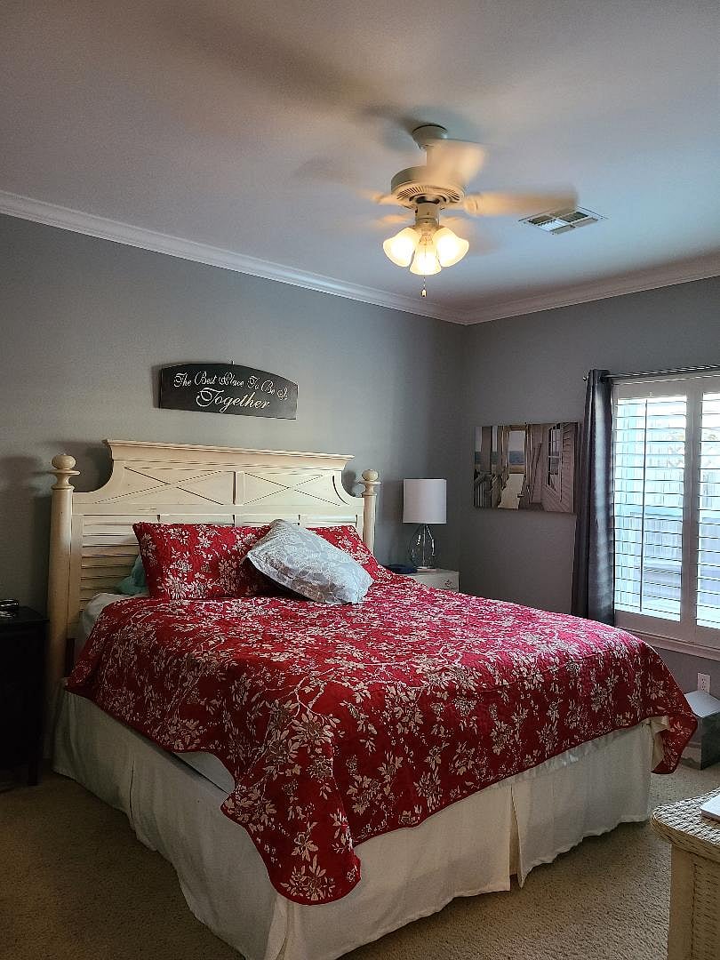 main level master; king bed; comfortable mattress