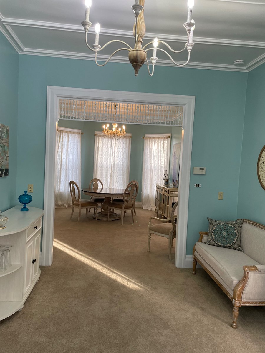 Sitting Room Opens Into The Dining Room
