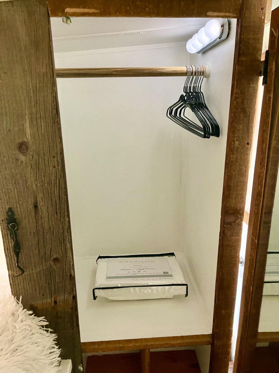 Upstairs bedroom closet