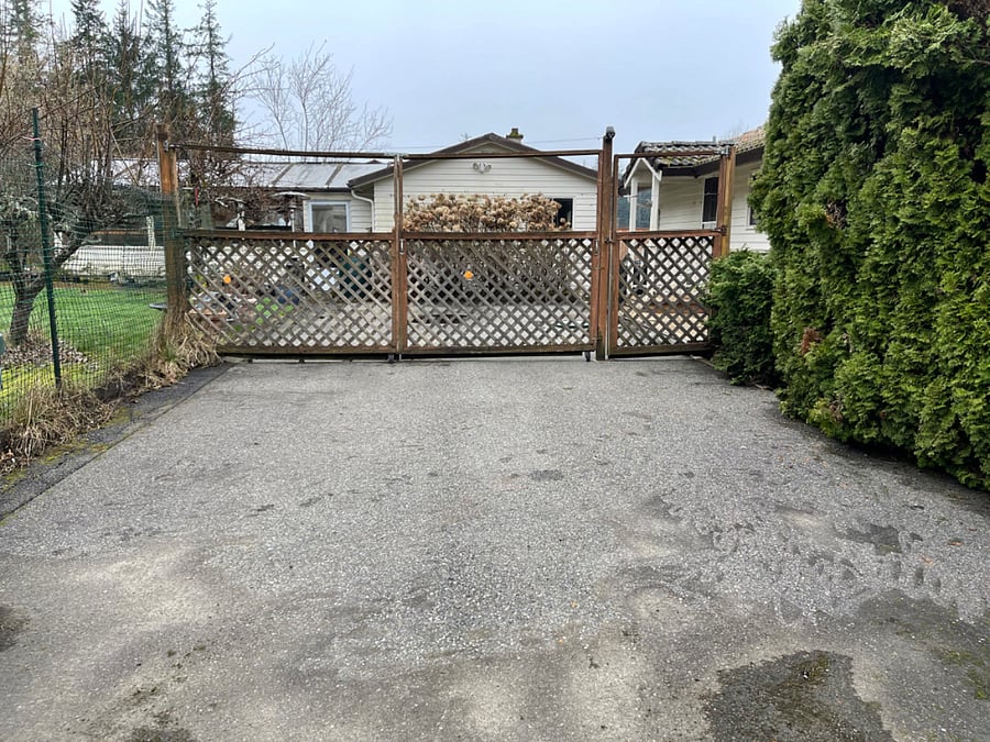 Dedicated parking, cottage on right via gate.