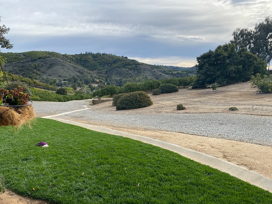 Serene views of the valley from your patio area.
