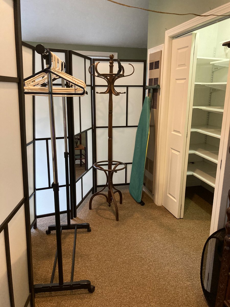 Clothes rack, coat rack, ironing board
