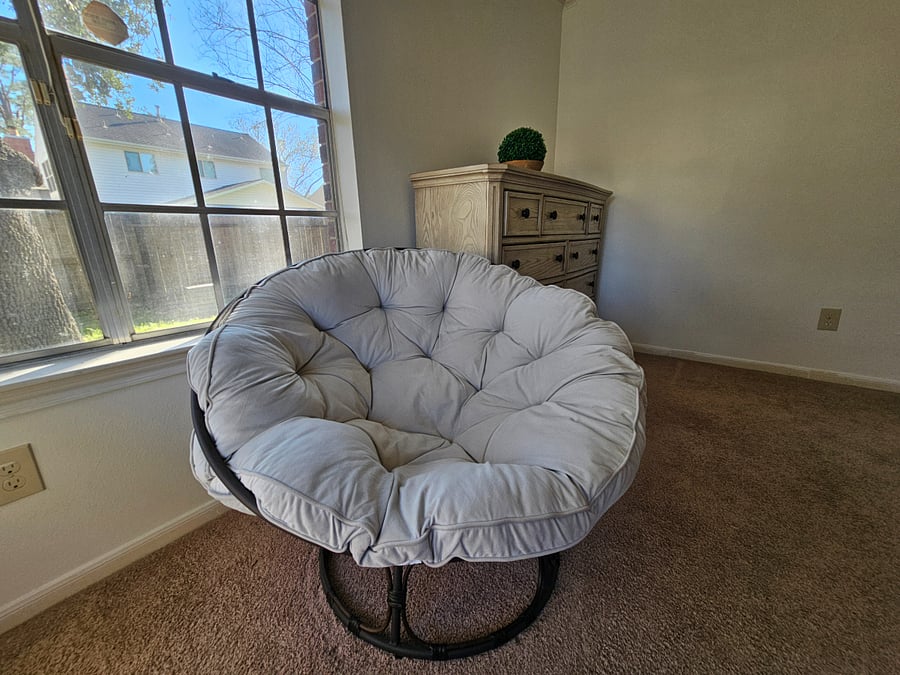 Master bedroom lounge area