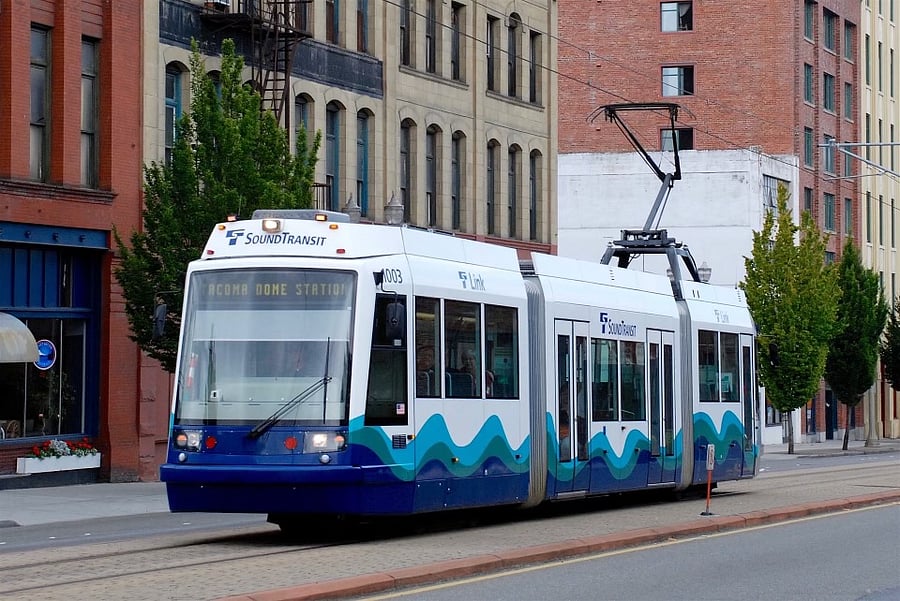 Approximately 2 blocks from Tacoma Link light rail station.