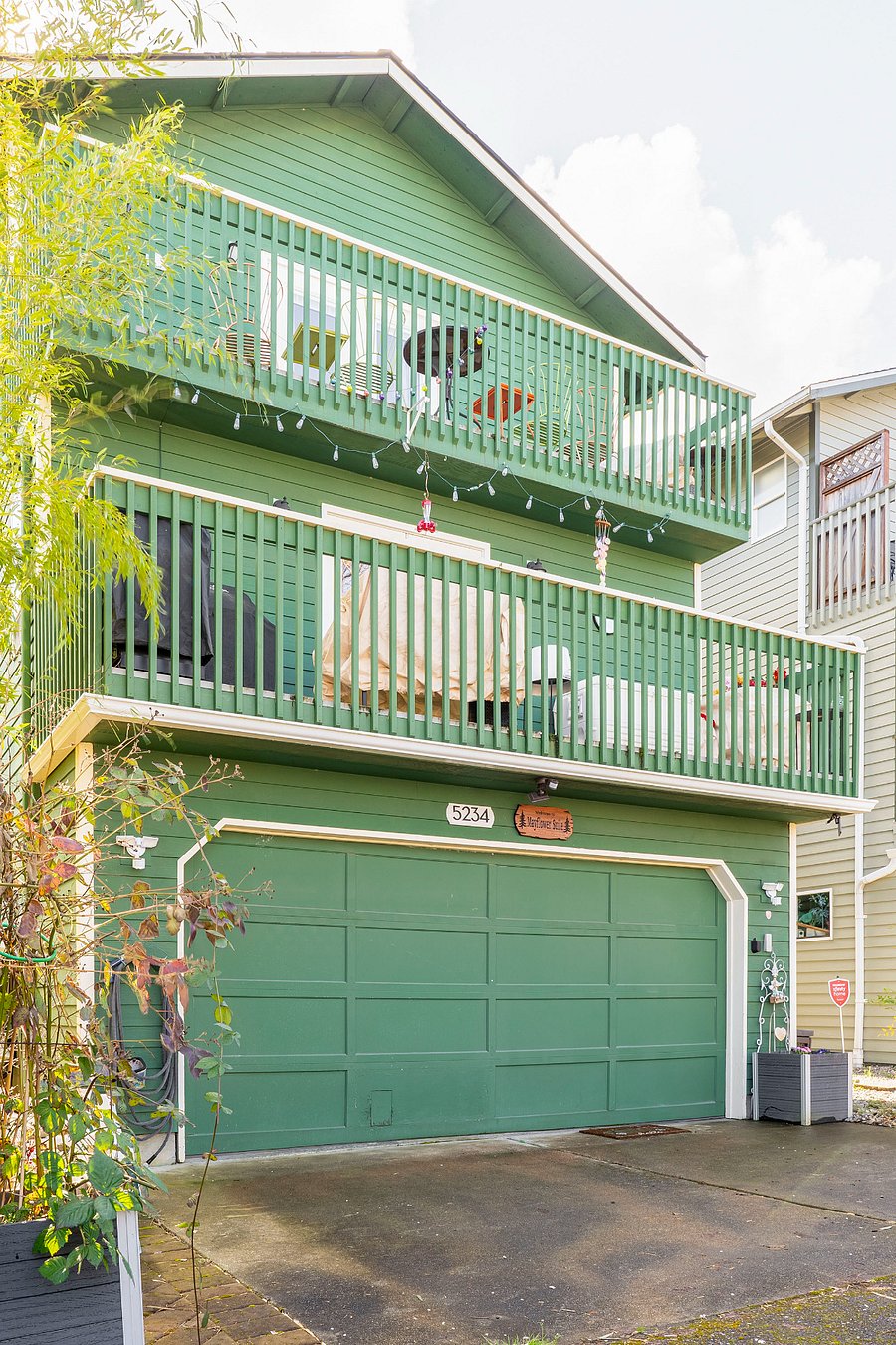Entrance to unit from Alley