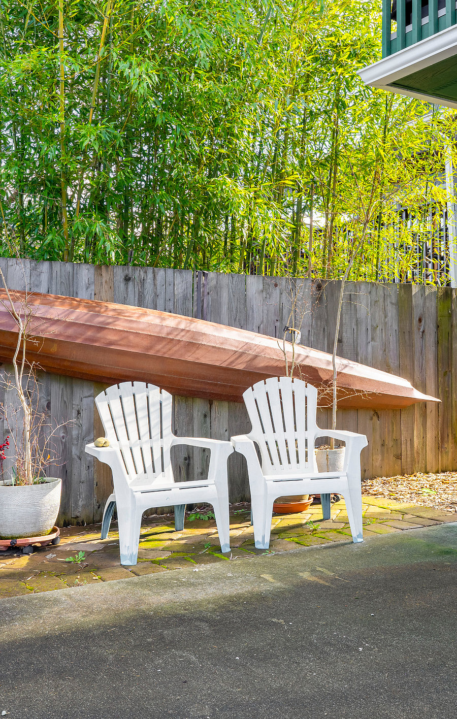 Outside seating area