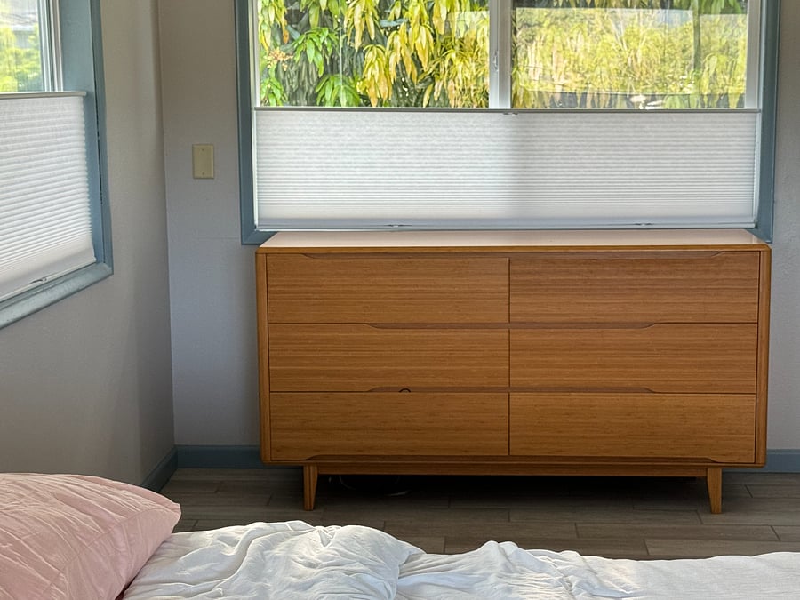 Bamboo dresser