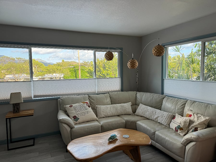 Southwest view from library / upstairs dining area