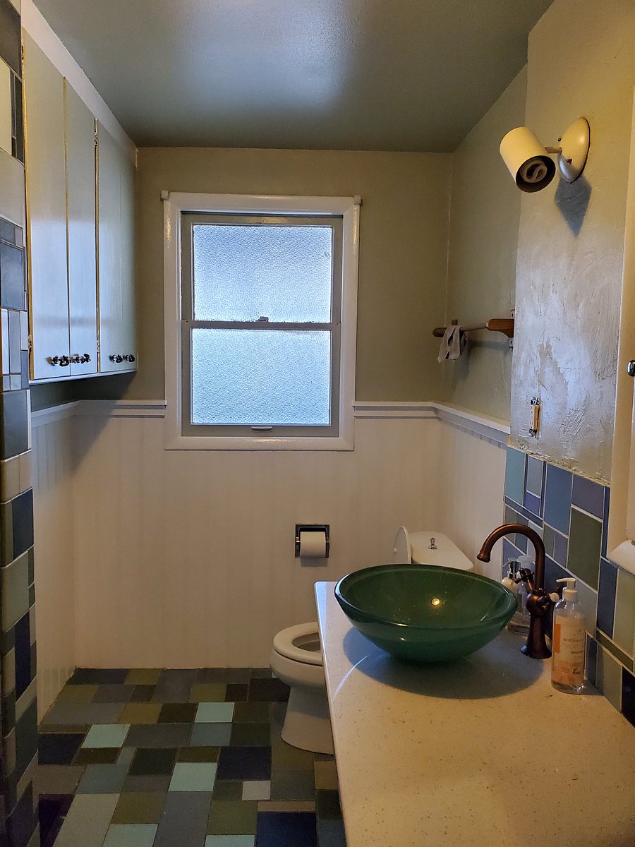 Downstairs bathroom. This space is not available currently.