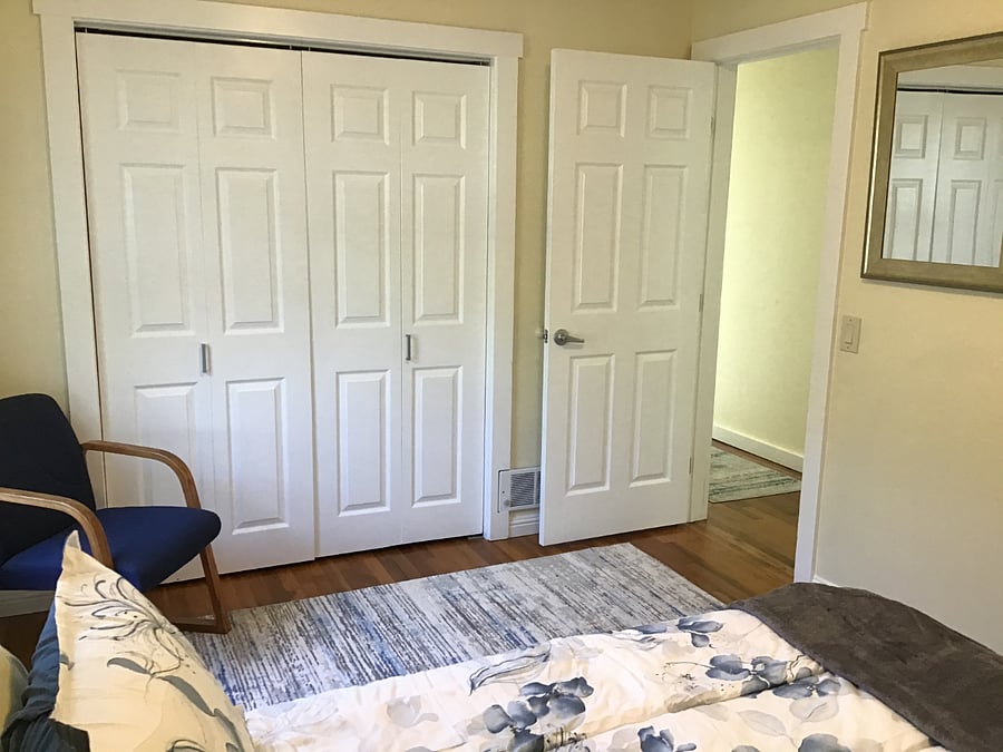 Bedroom #1 with large closet.
