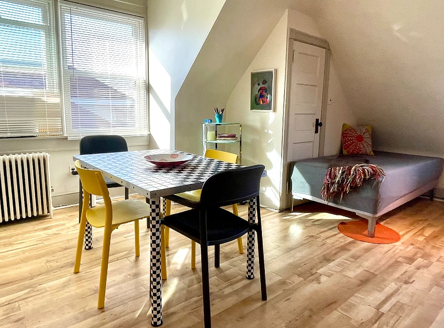 Plenty of room for dining or work