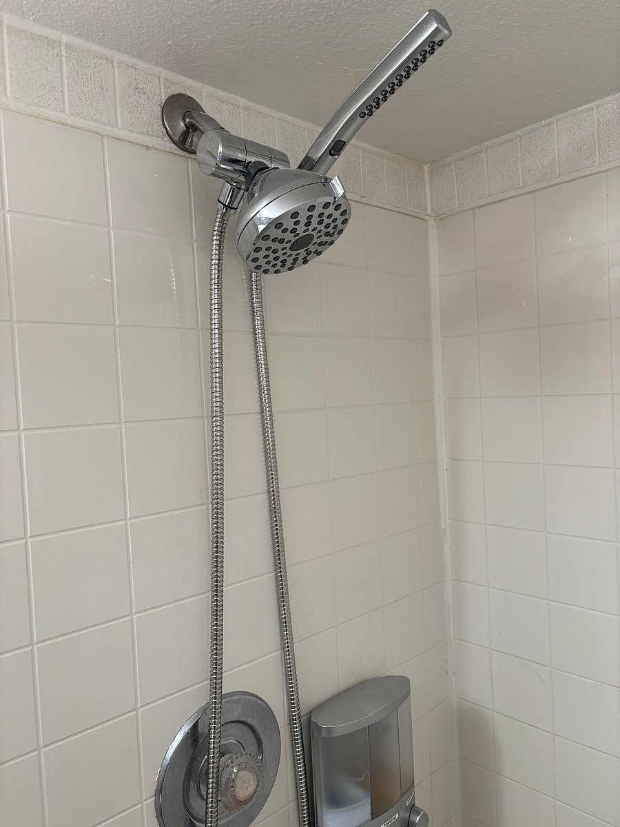 New rain shower head with handheld haircomb head