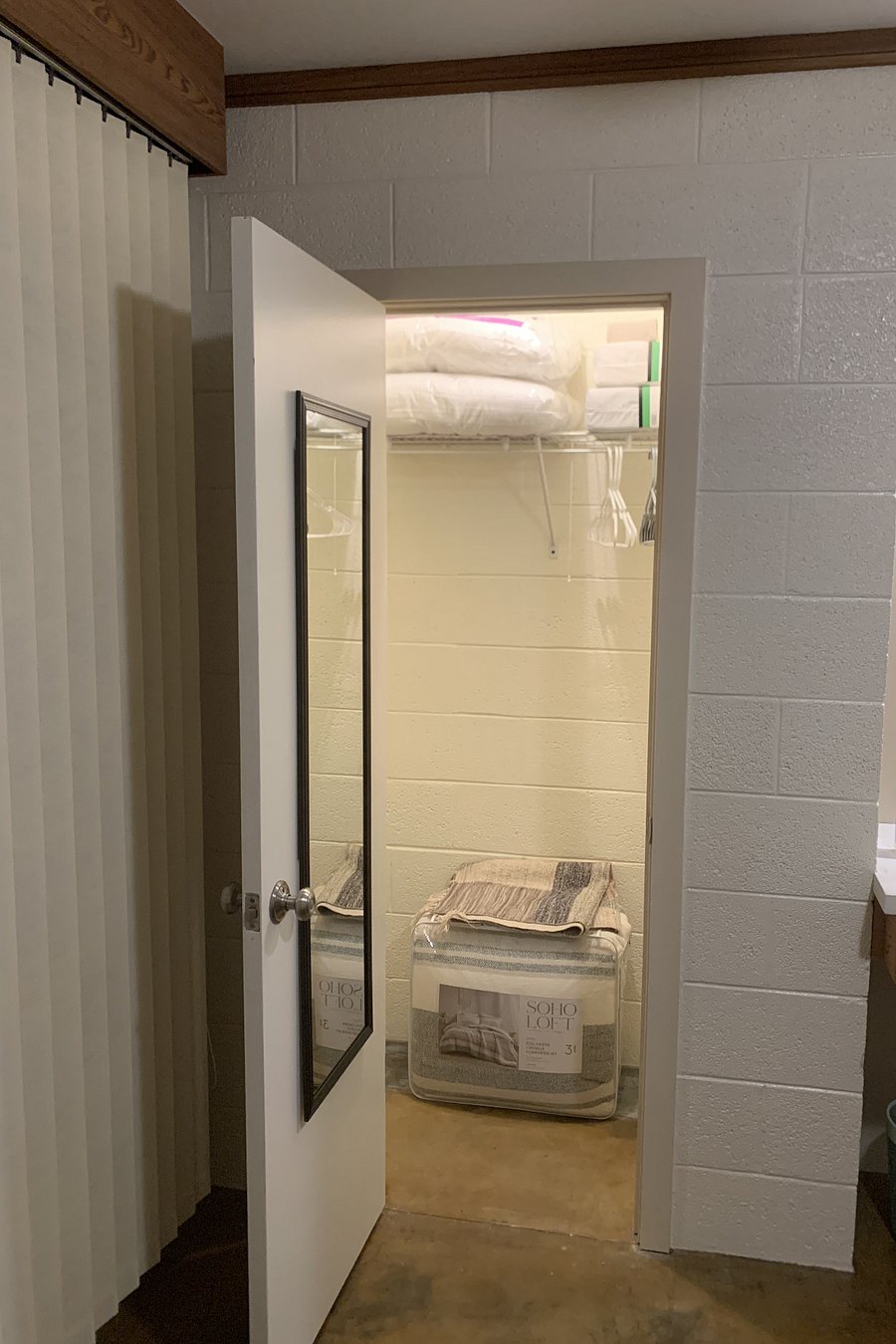 Closet space