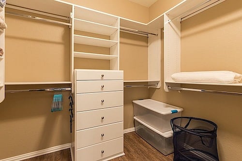 Master closet