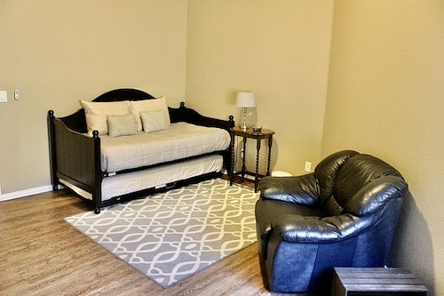 Middle bedroom with trundle bed