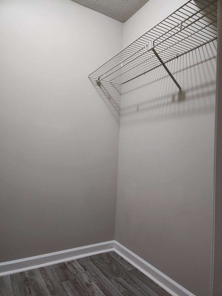 Spacious closet space