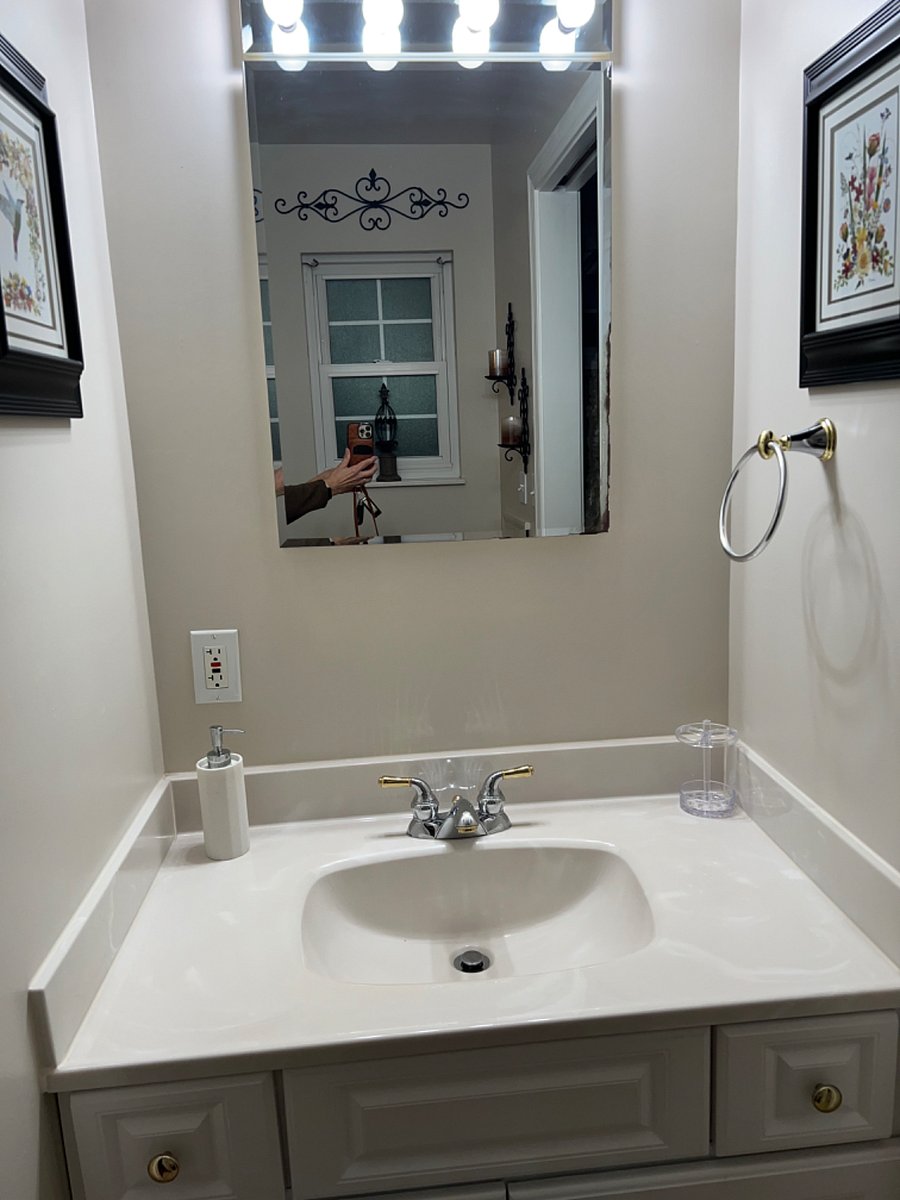 Private half bath