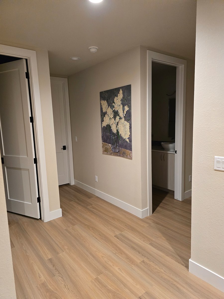 Hallway to the master suite