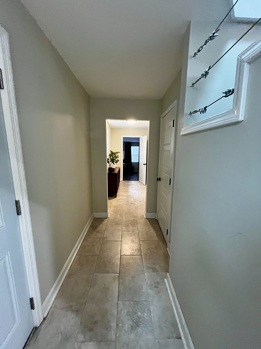 Downstairs suite, private hallway