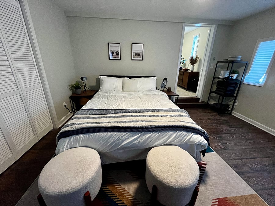 downstairs suite bedroom