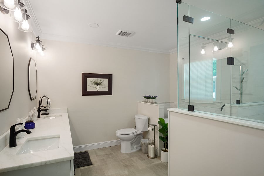 Primary bathroom. 