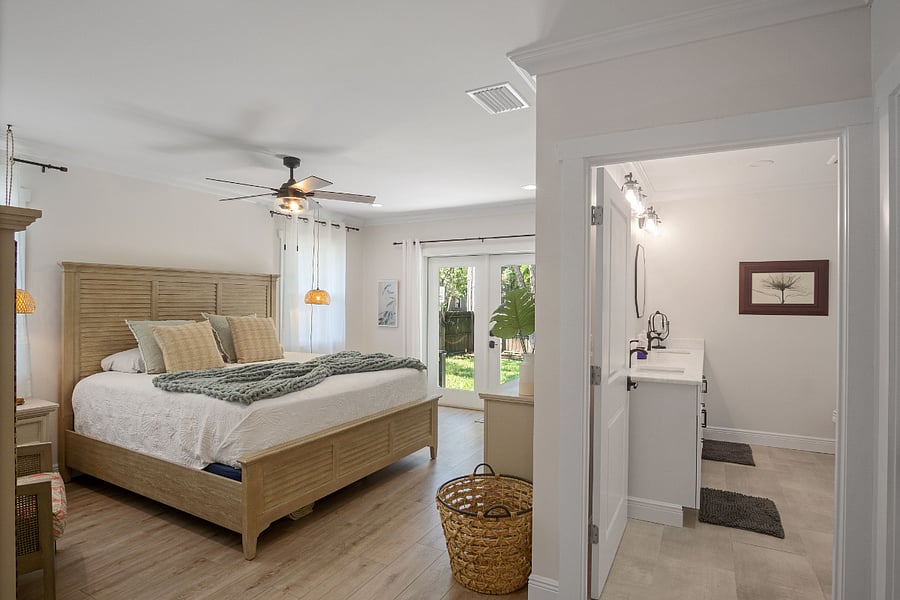 Primary Bedroom with walk out. 