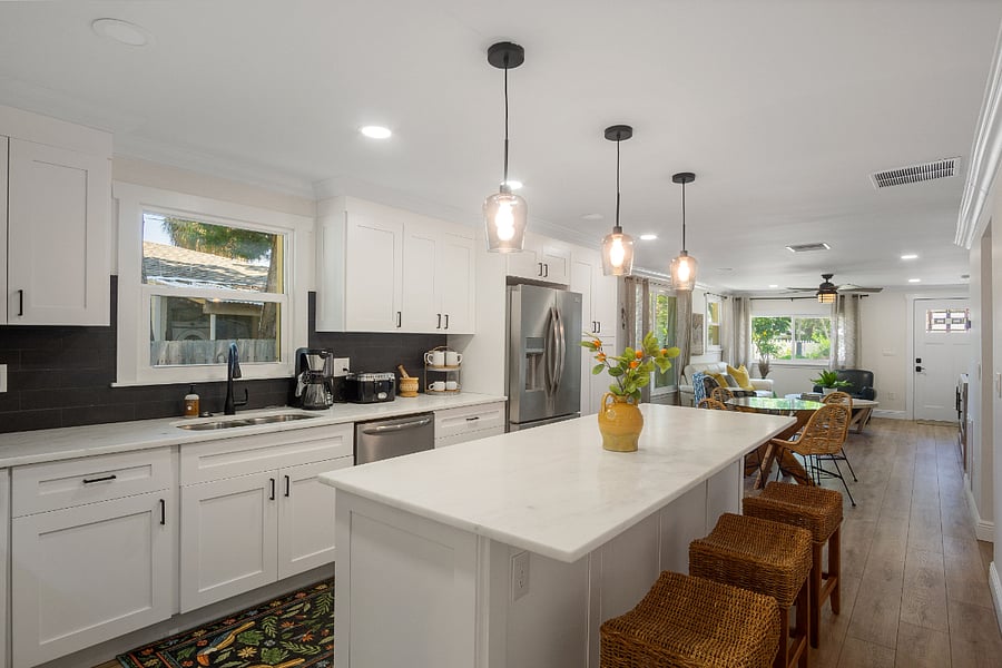 This space is made to entertain. 