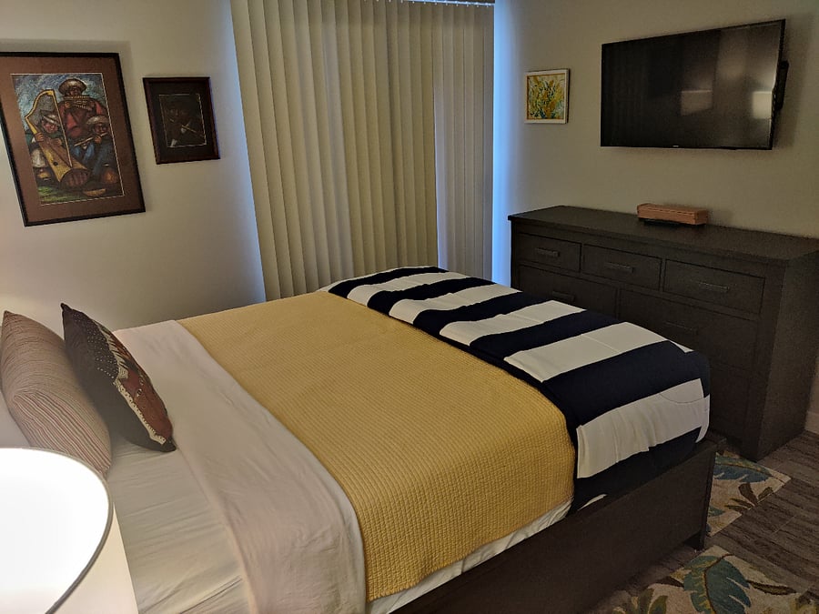 Guest Bedroom TV and dresser