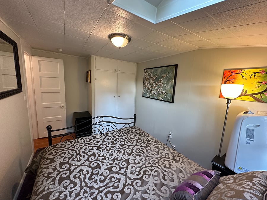 Bedroom closet for storage