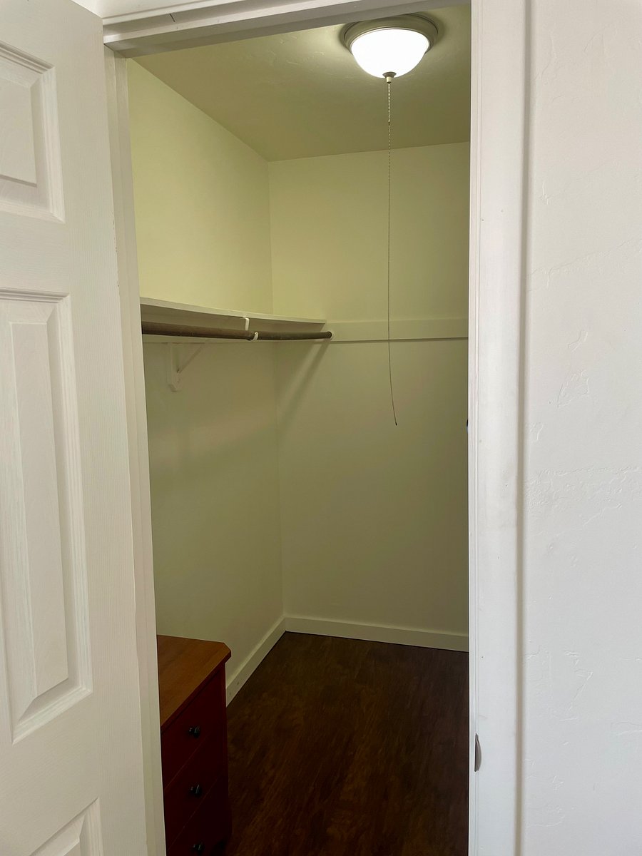 Large walk in closet