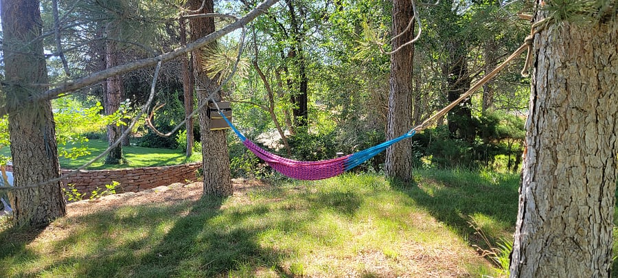 Many places on the property to enjoy nature and relax