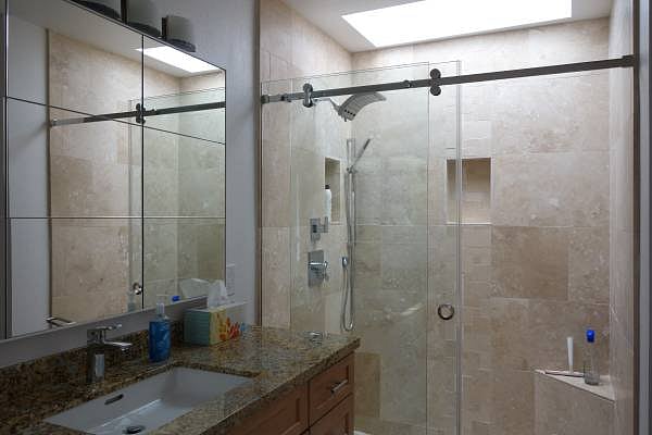 Spa quality ensuite bathroom off Bedroom 1