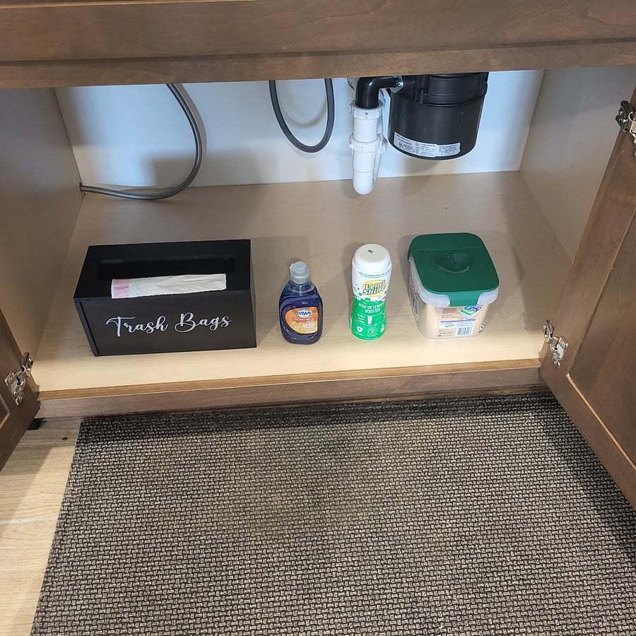 Under the Kitchen sink supplies