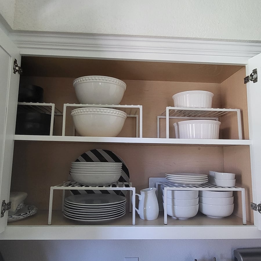 Dishware cupboard