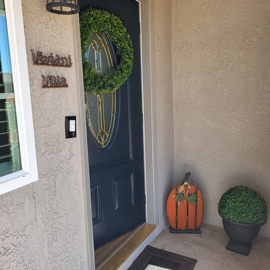 Always a seasonal welcoming addition.
