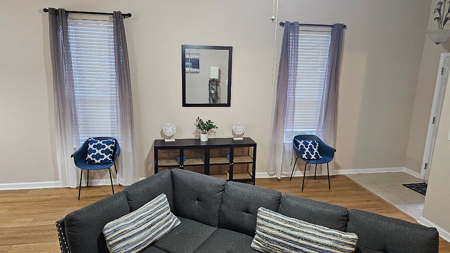 Additional seating in Living Room
