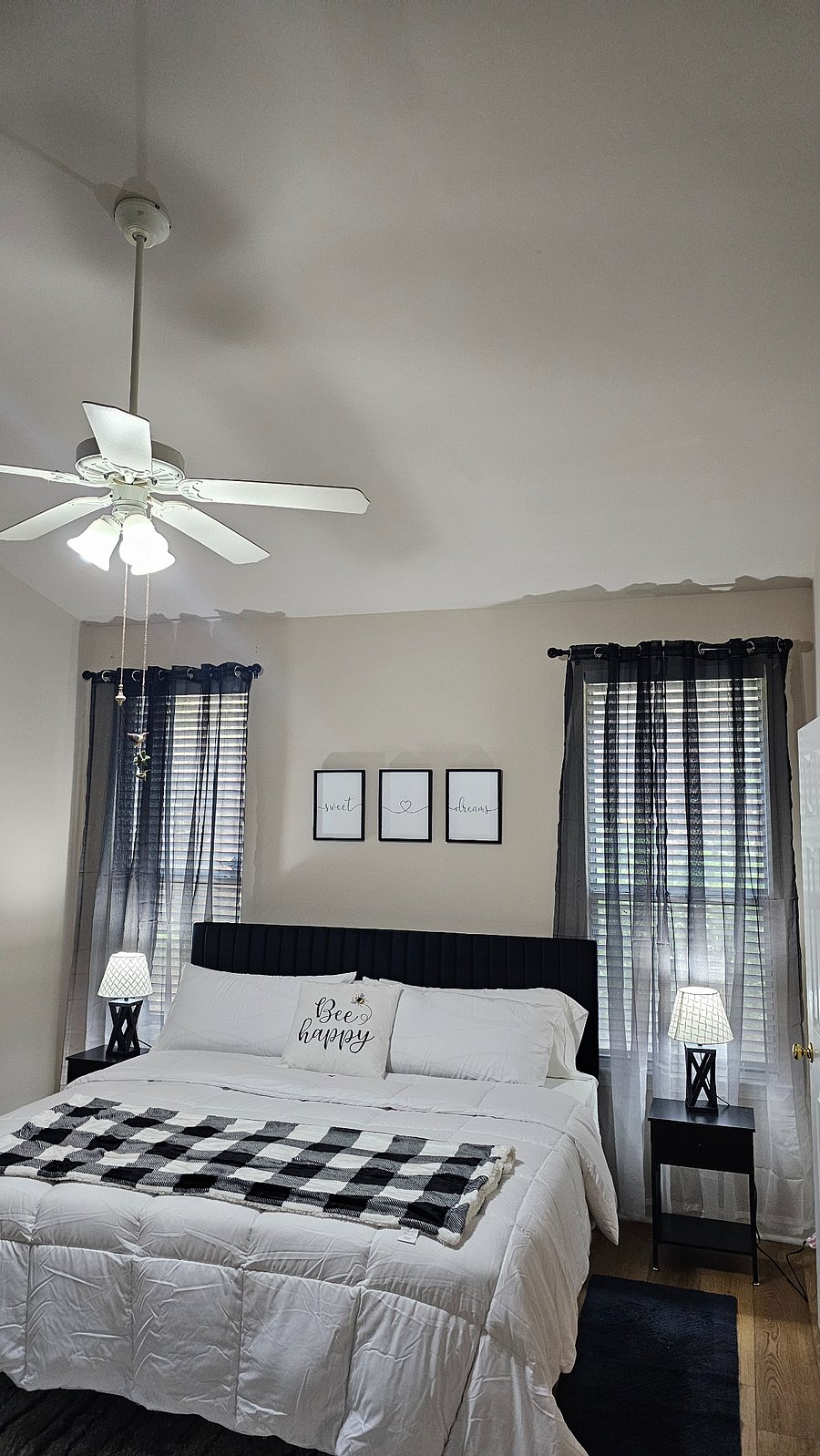 Master Bedroom with King size bed