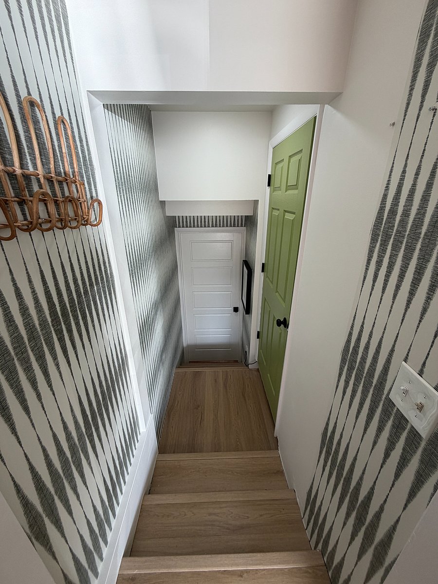 Entrance from garage.